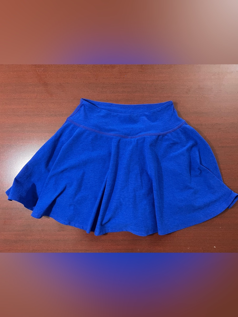 Beyond Yoga Royal Blue Circle Skirt